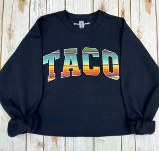 Playa Serape Taco Pullover