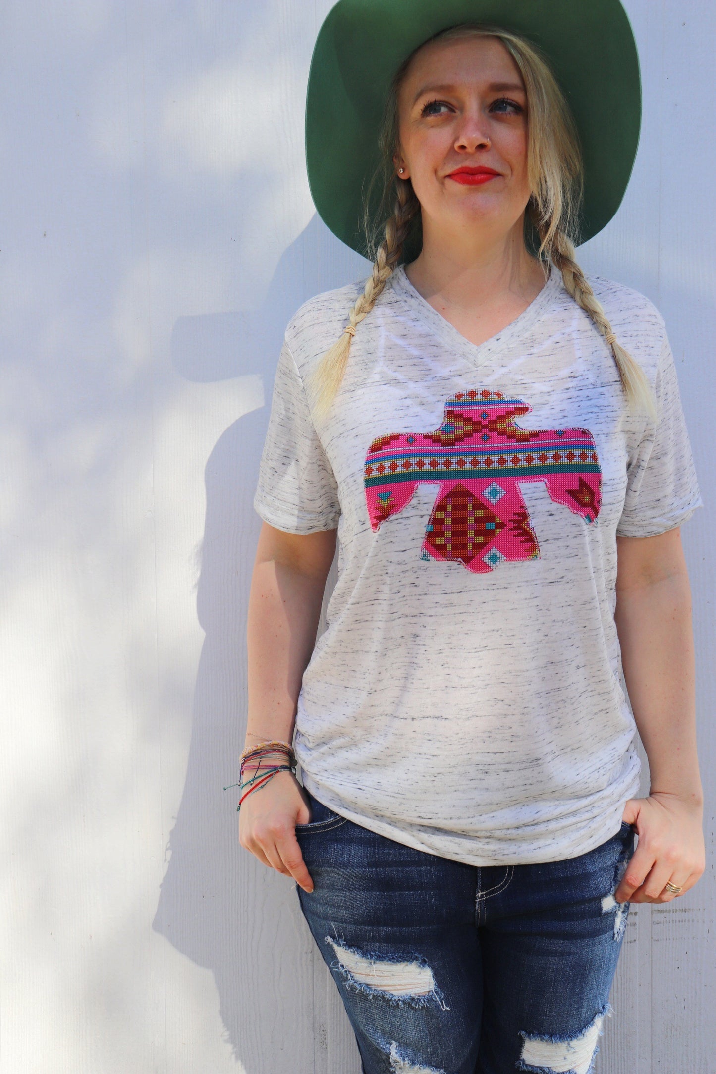 Bow & Arrow Pink Tee