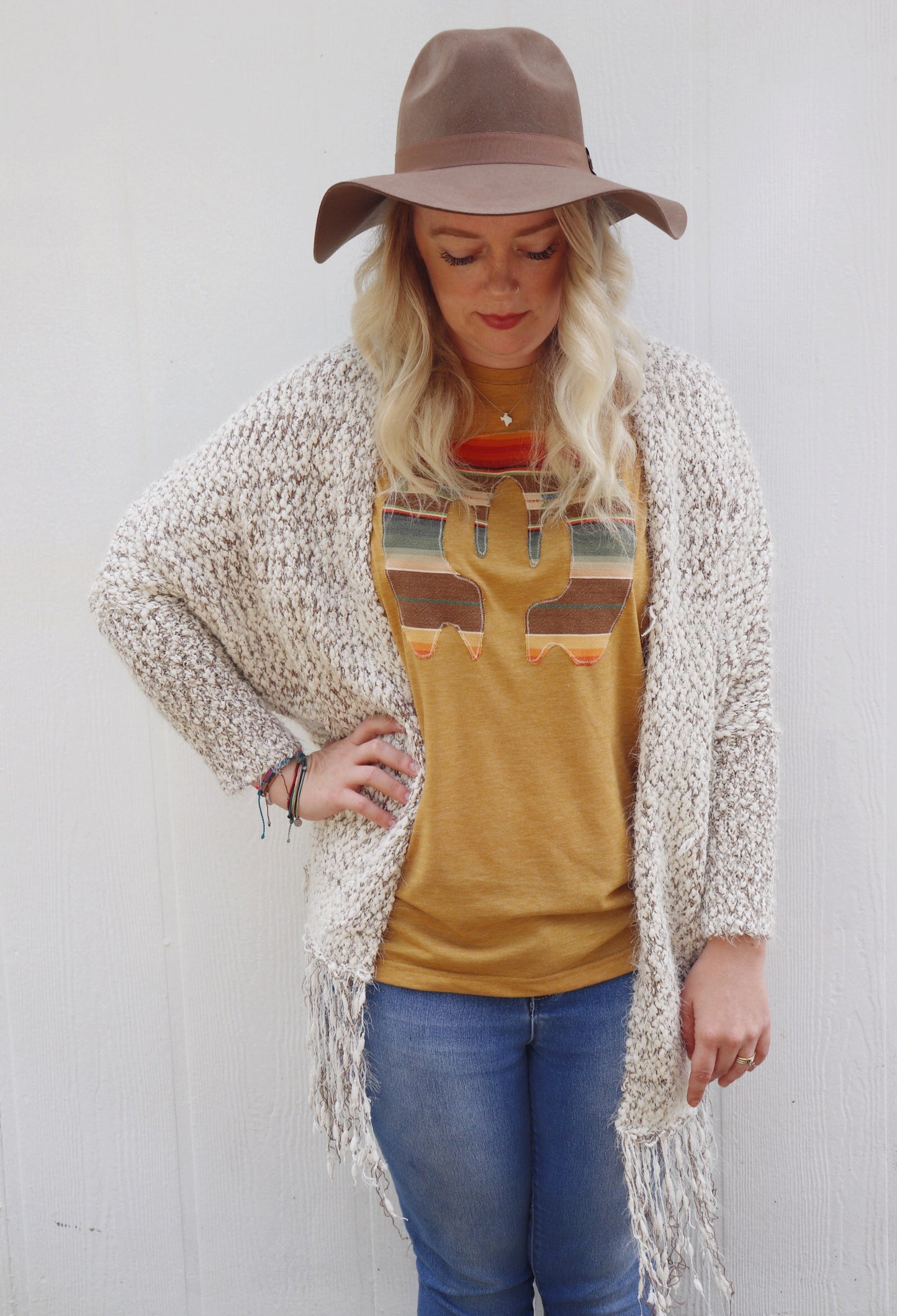 Sol Serape Mustard Tee