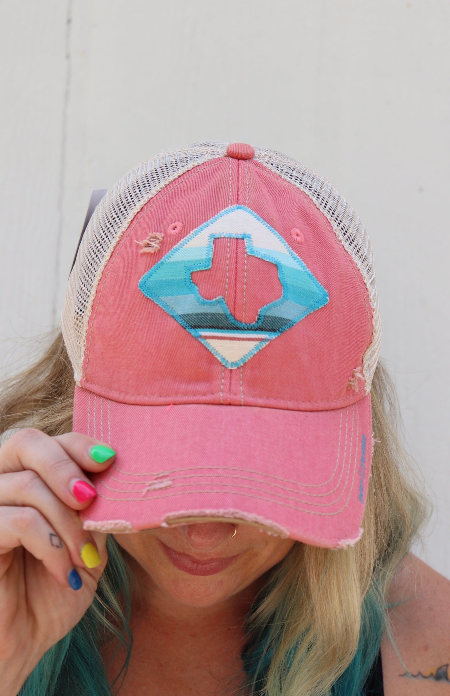 Dulce Serape Dirty Trucker Hat