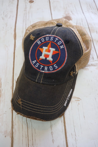 Houston Game Day Dirty Trucker Hat