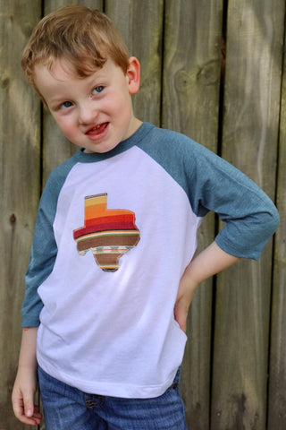 Sol Serape Kid’s Raglan Tee