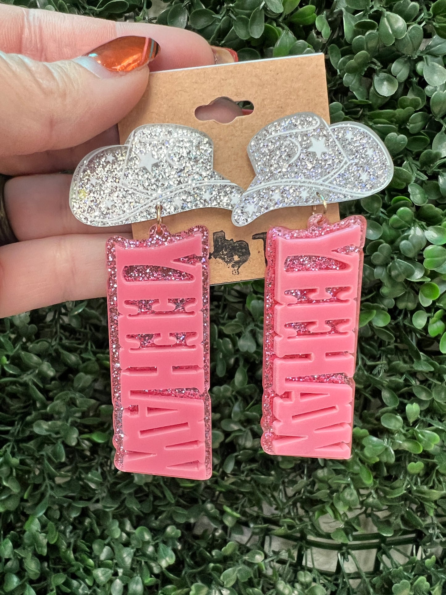 Last Call Starry Yeehaw Acrylic Earrings