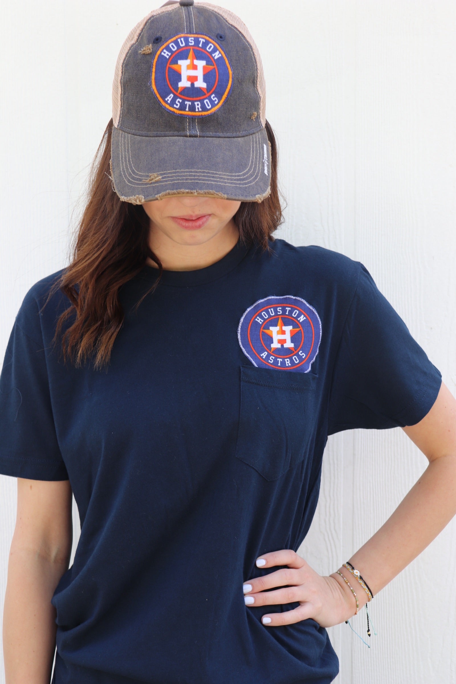 Tee Printed T-shirt Houston Tee Astros Tee Adult T-shirts 