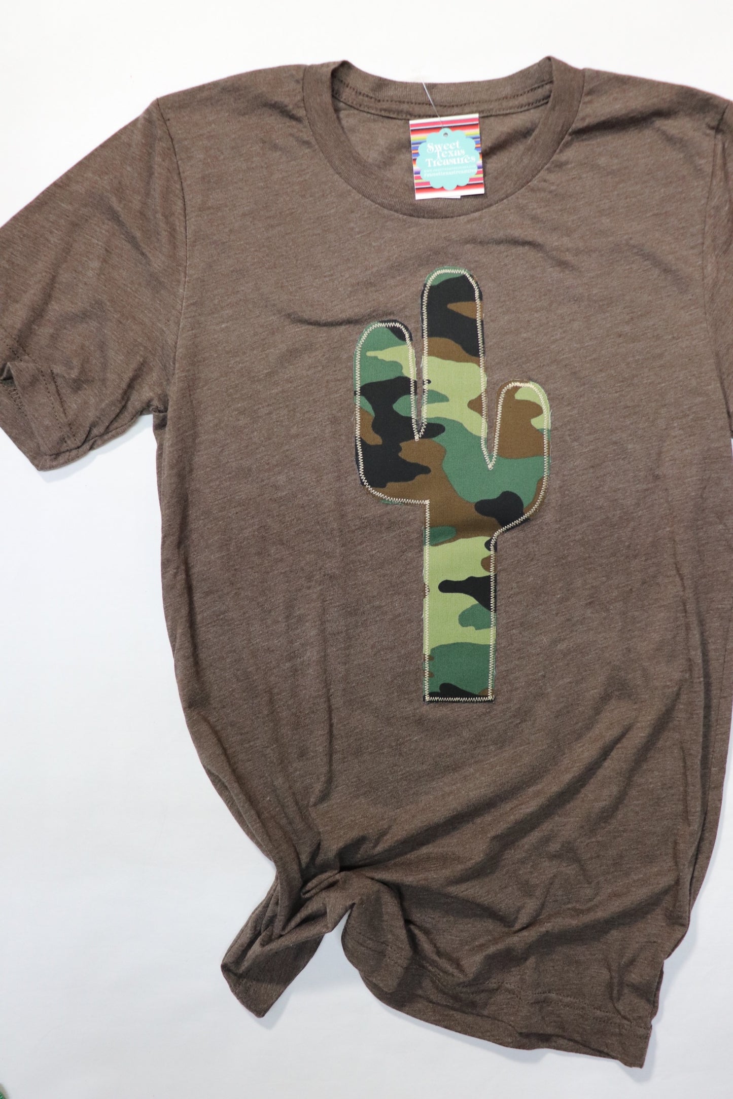 Camo Crew Neck Tees