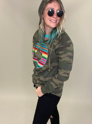 Rita Serape Camo Premium Hoodie