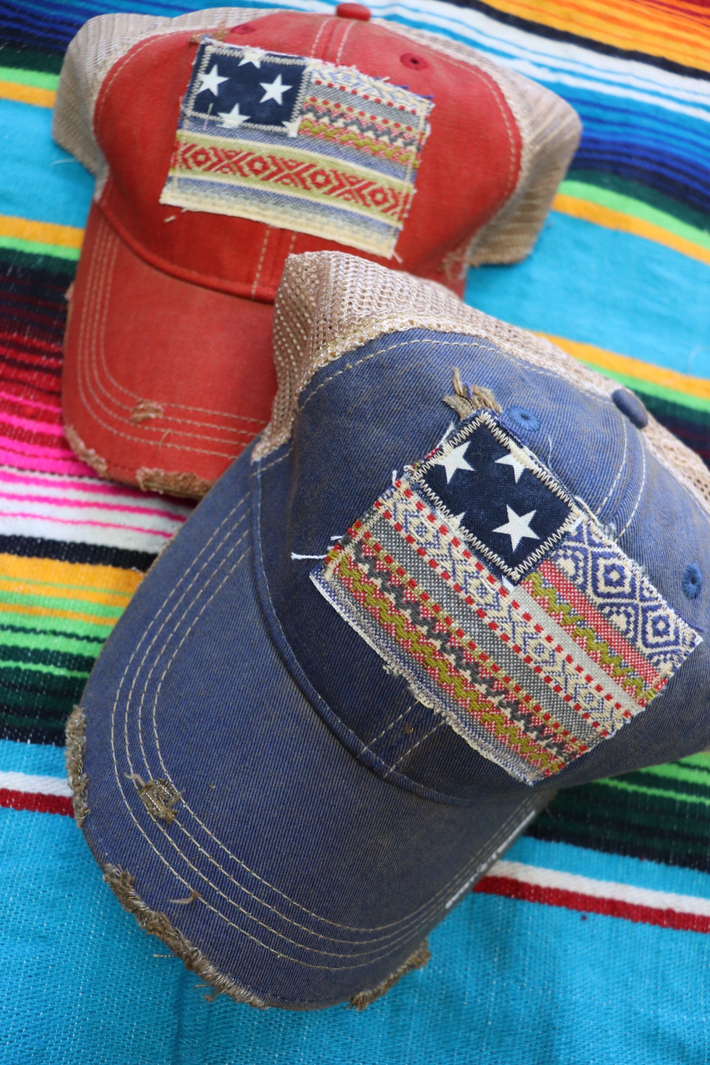 Verano Serape Flag Trucker Hat