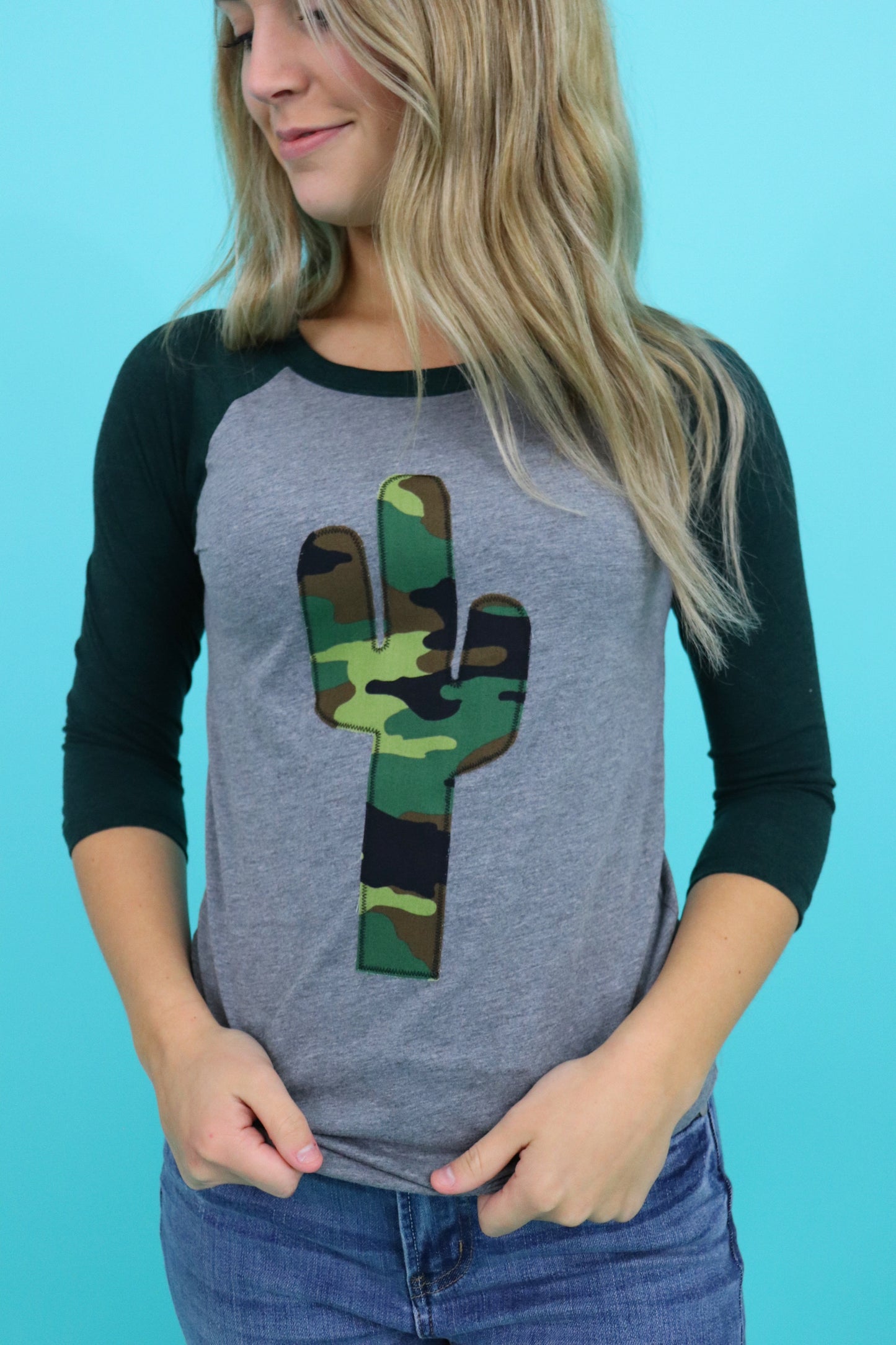 Camo Raglan Tee