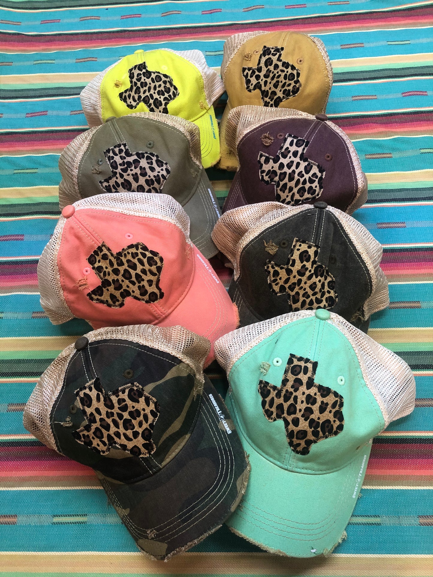 Leopard Dirty Trucker Hat