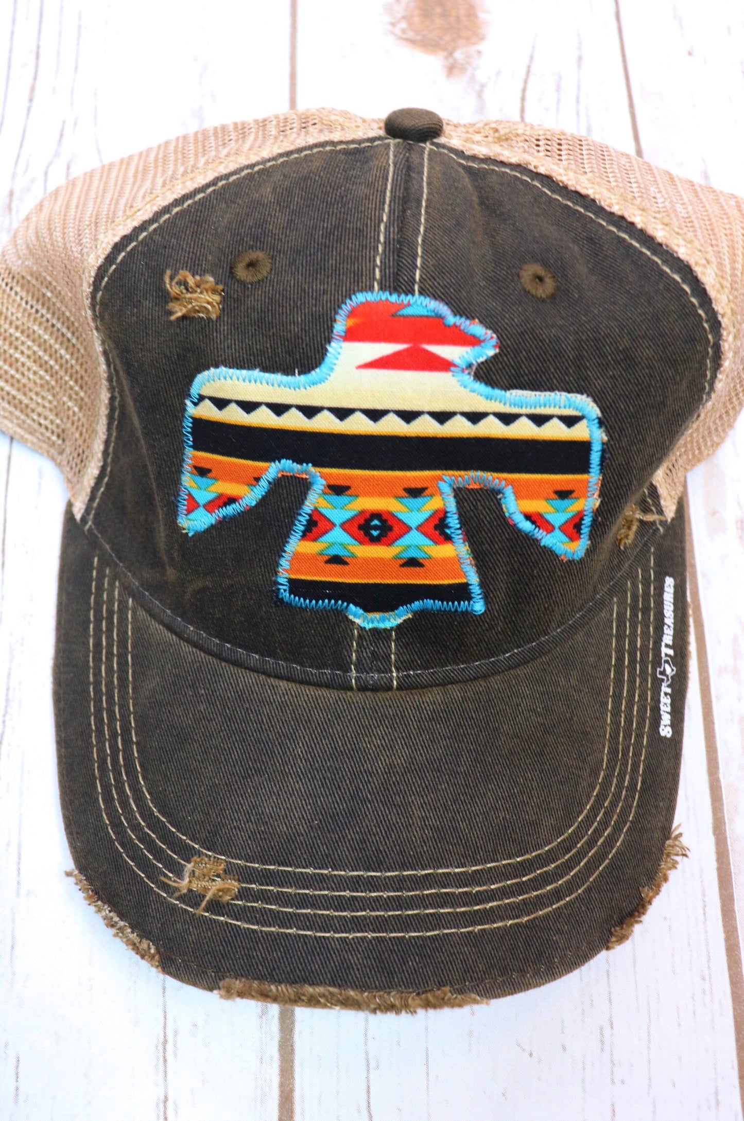 Sedona Orange Dirty Trucker Hat
