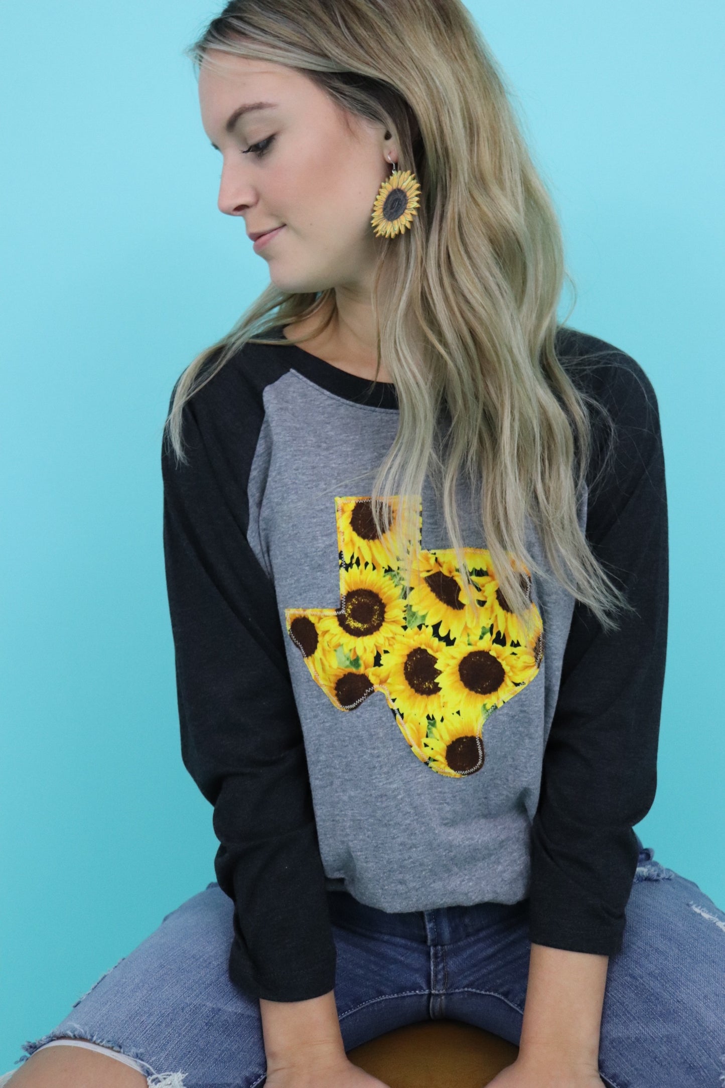 Sunflower Raglan Tee