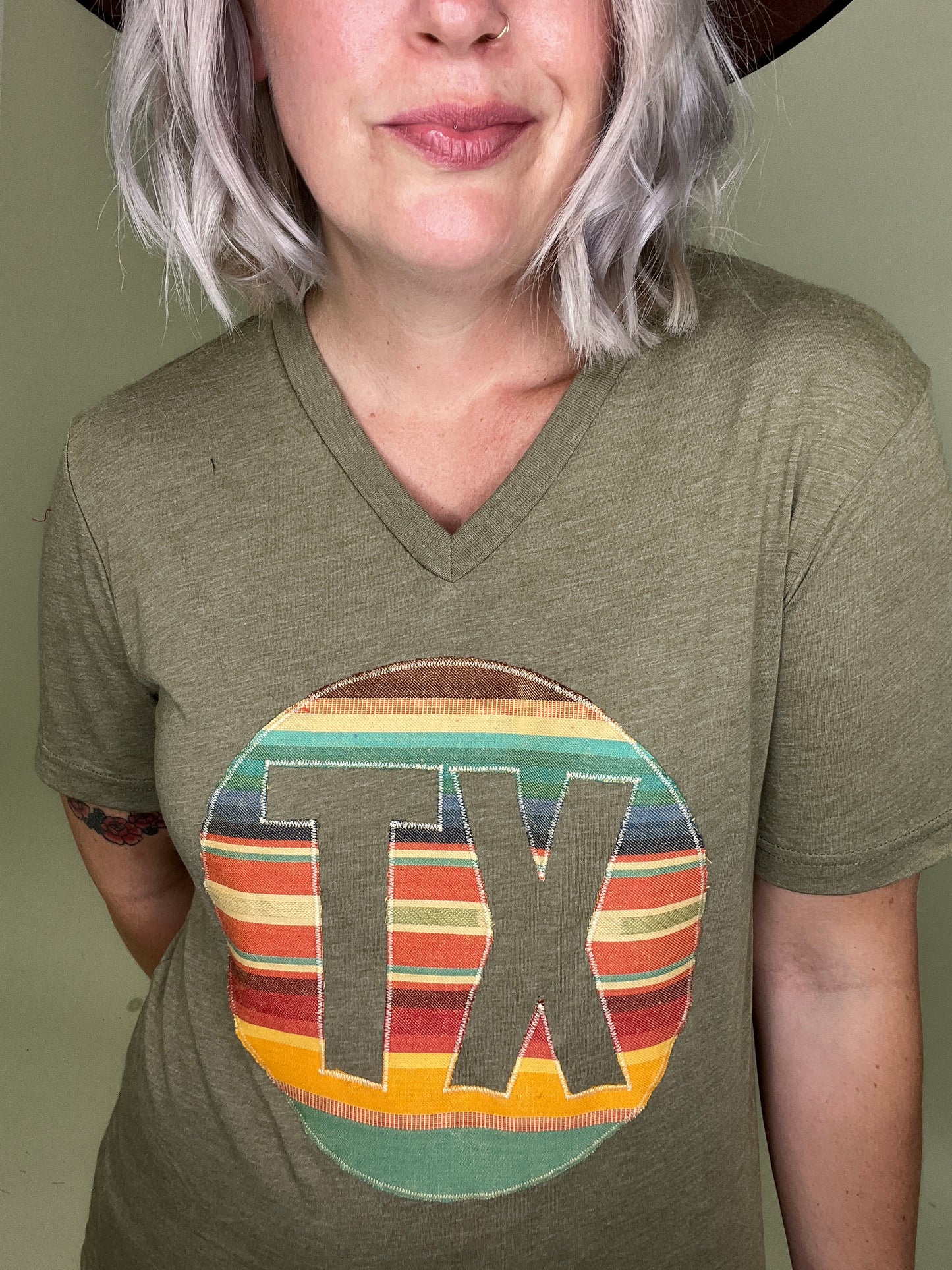 Rio Serape V-Neck Tee