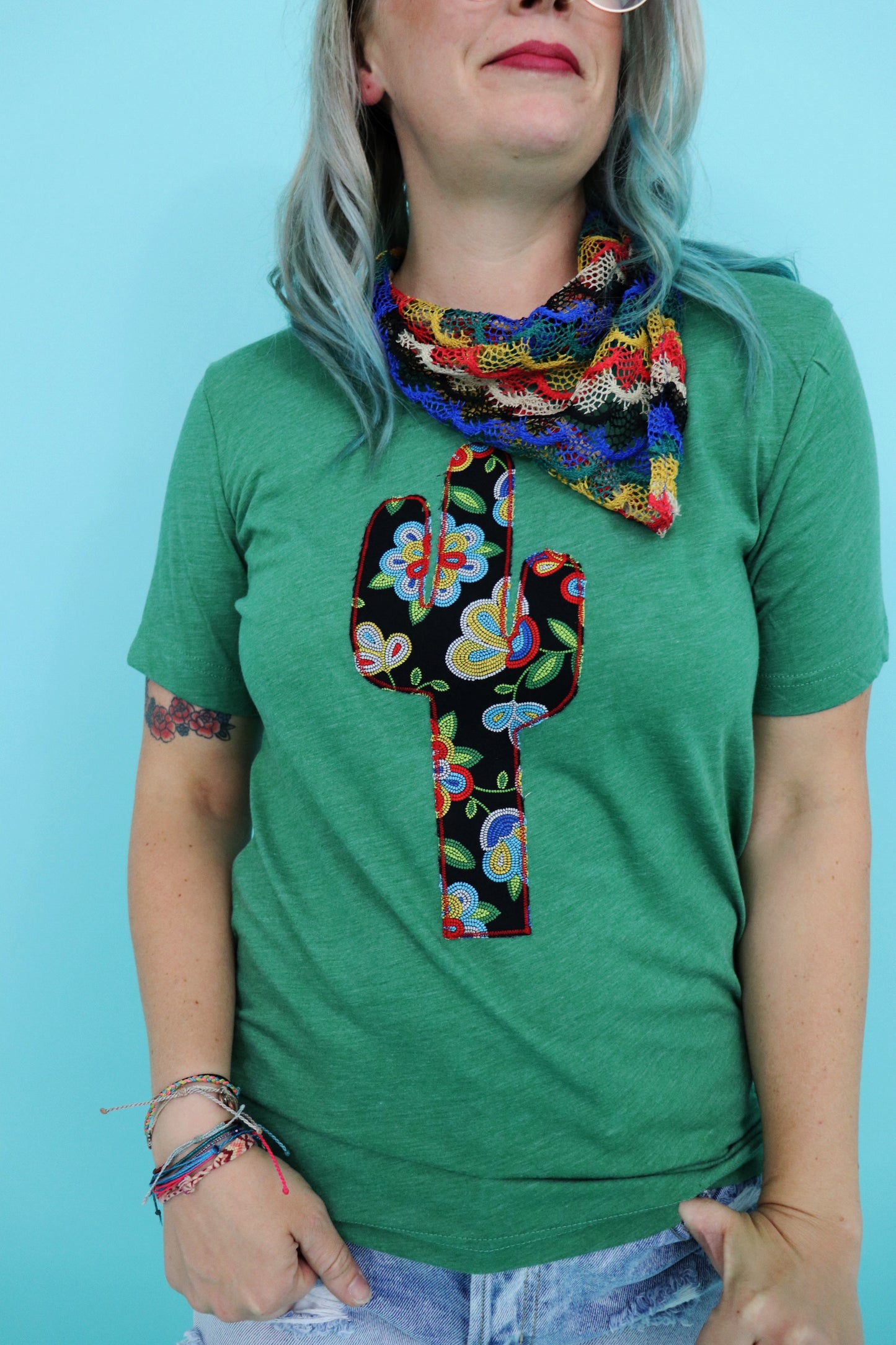 Black Seed Floral Tee