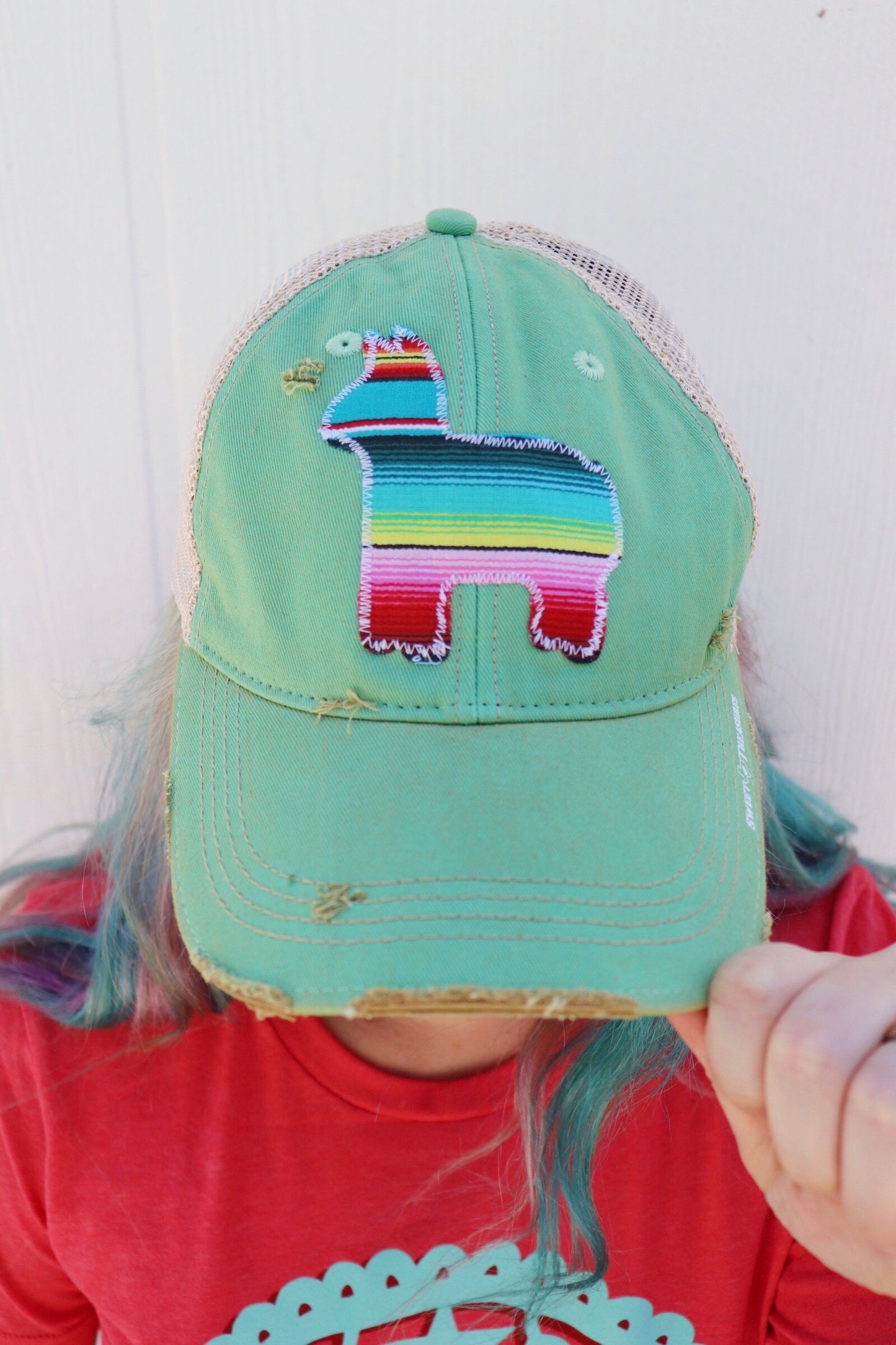 Rita Serape Dirty Trucker Hat