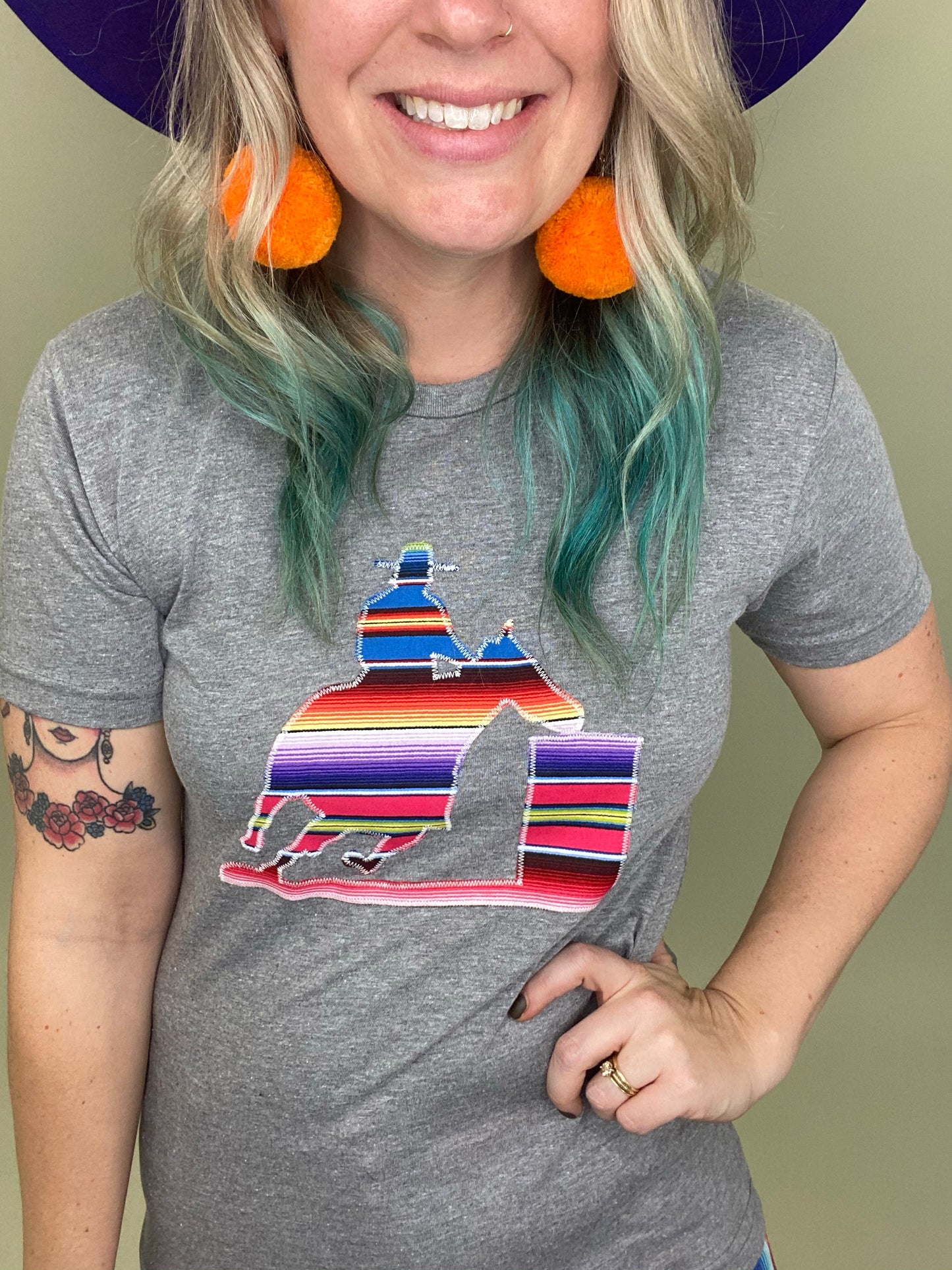 Fiesta Serape Crew Tee
