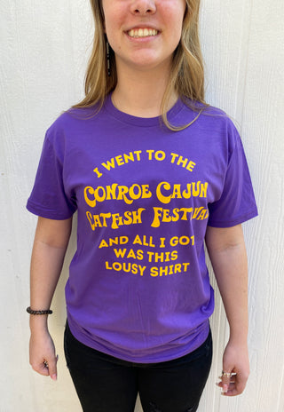 Lousy Catfish Festival Tee [Purple]