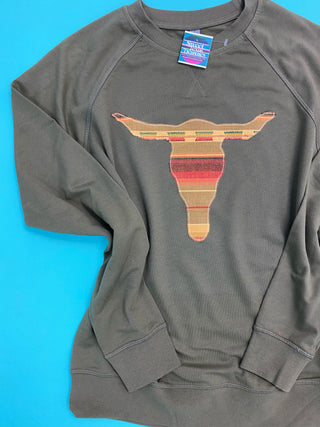 Mojave Serape Olive Pullover