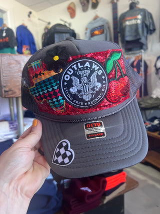 Outlaws Layered Trucker Hat