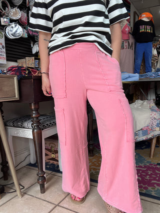 Weekend Wash Cargo Pants [Taffy Pink]