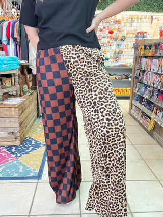 Wild Chic Clash Split Pants