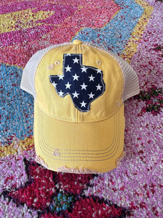 Stars At Night Dirty Trucker Hat