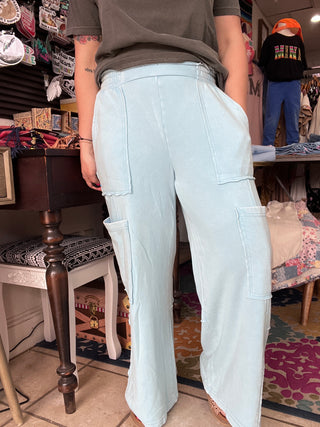 Weekend Wash Cargo Pants [Blue]