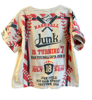 Baseball Junkie Feed Sack Top