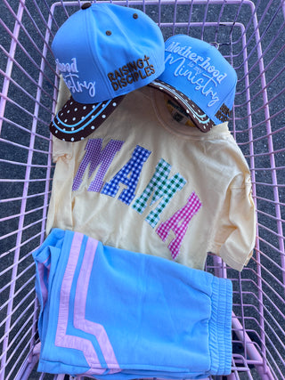 Gingham Gang Mama Tee