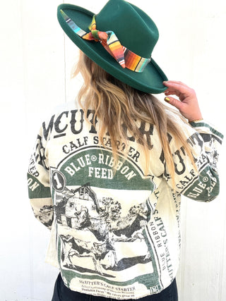 Feed Bag Cardigan [Cow]