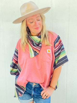 Noche Carhartt Reworked Poncho Top
