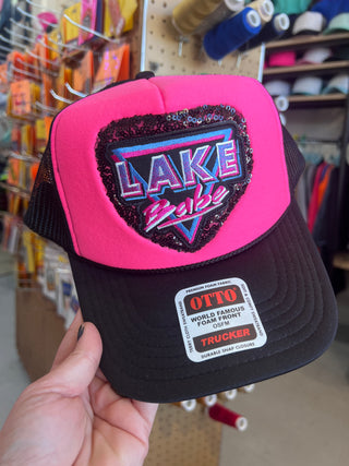 Lake Babe Layered Trucker Hat