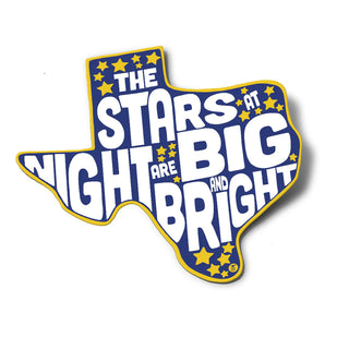 Last Call Stars at Night Texas Sticker