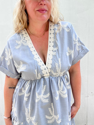 On Island Time Babydoll Dress