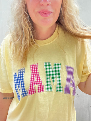 Gingham Gang Mama Tee