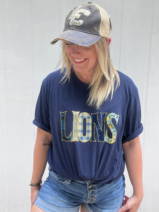 *Special Order* Lions Sequin Spirit Tee