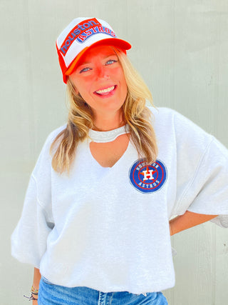*True Treasure* Houston Baseball Game Day Pullover