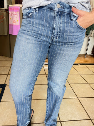 Shine Light Straight Leg Jeans