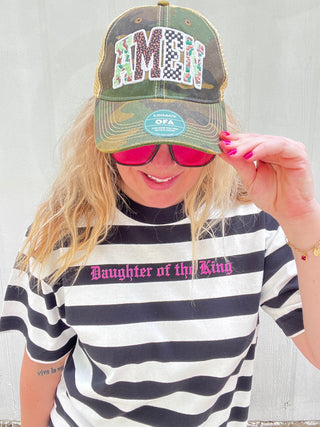 Daughter of the King Striped Tee