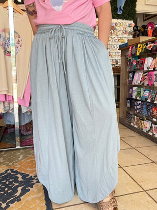 Blue Skies Tulip Pants