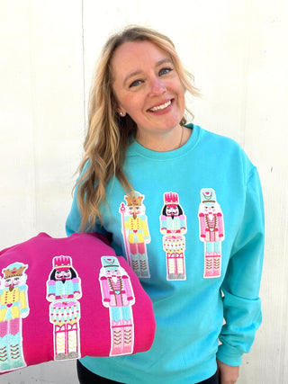 Nutcracker Chenille Patch Pullover