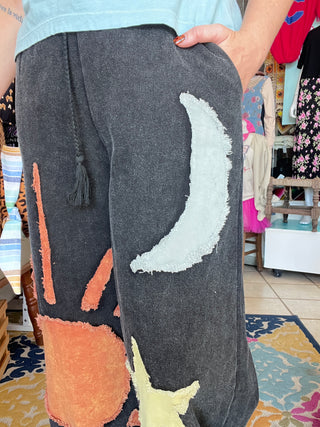 Celestial Day and Night Denim Pants