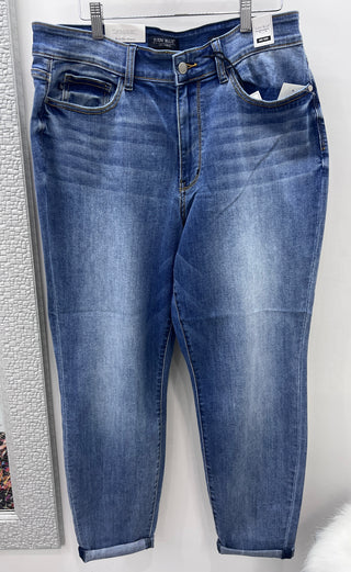 Queen Size Cuffed Jeans