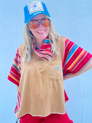Salsa Carhartt Reworked Poncho Top [Camel]