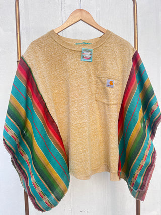 Lago Carhartt Reworked Poncho Top [Mustard]