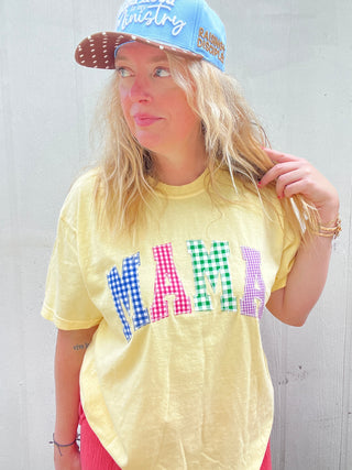 Gingham Gang Mama Tee