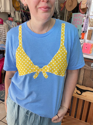Knot Your Average Bikini Top Tee [Yellow]