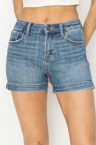 Indigo Escape Denim Shorts