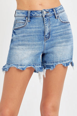 Urban Unfinished Denim Shorts