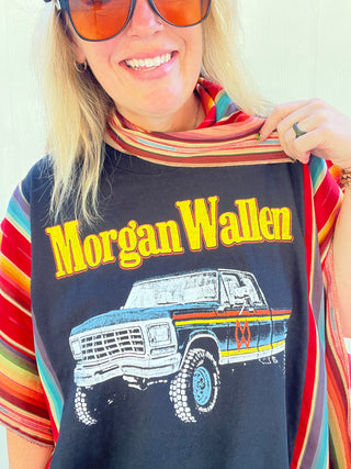 Wallen Salsa Serape Remix Poncho