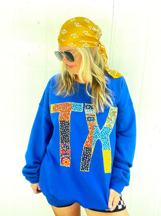 *True Treasure* Primary TX Quilted Pullover [2XL]